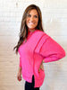 Relaxed Knit Fuschia