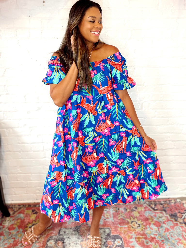 Jade Midi Tiered Dress